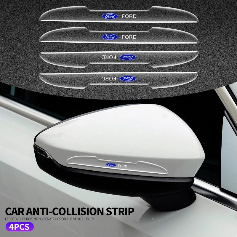 Hot New Transparent Car Door Anti-collision Protector Bumper Strip Sticker For Ford Fiesta Mondeo Fusion Explorer Escape Shelby