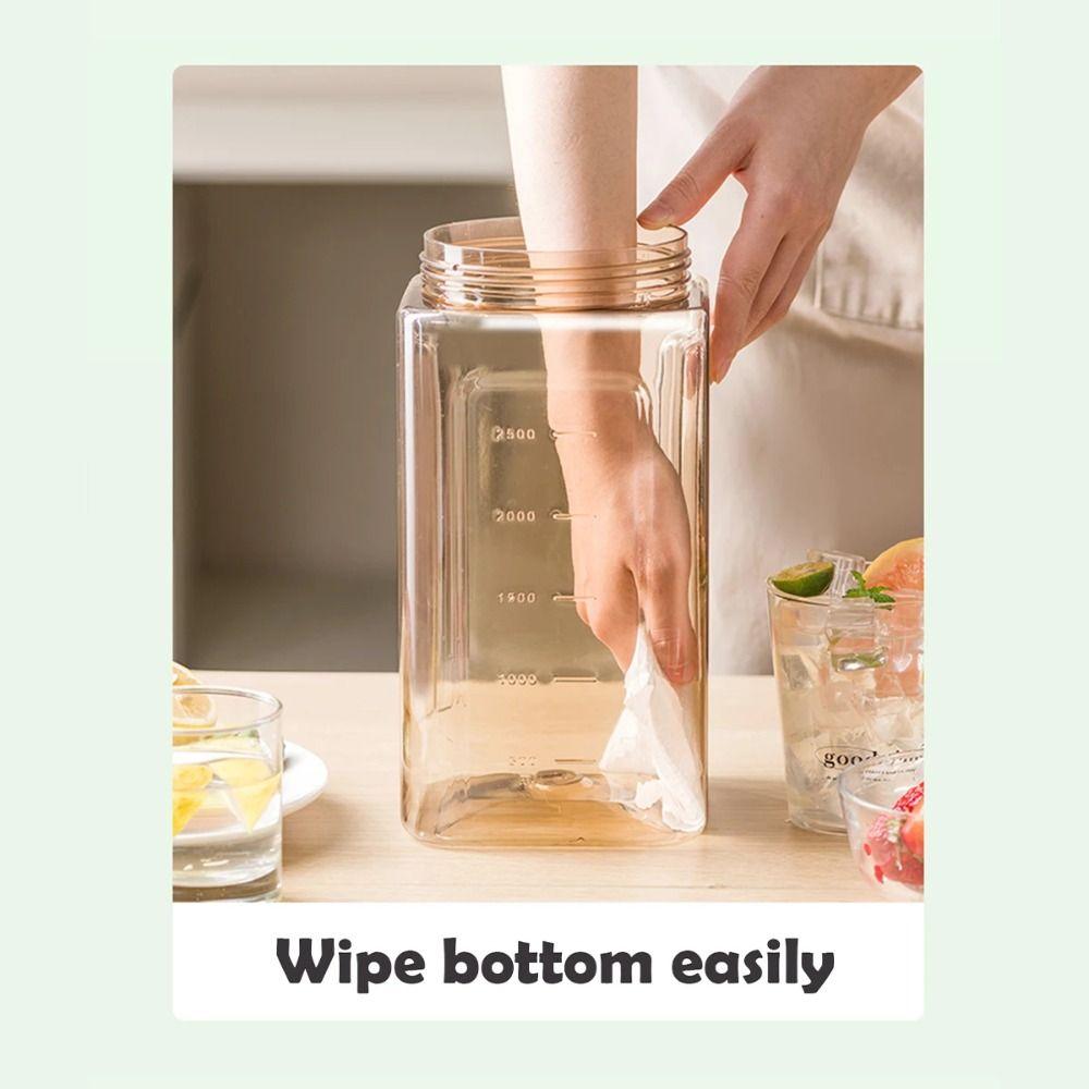 2.3L/3.5L Water Bottle with Faucet Drinking Bottle Refrigerator Cold Water Jug Cold Water Bottle