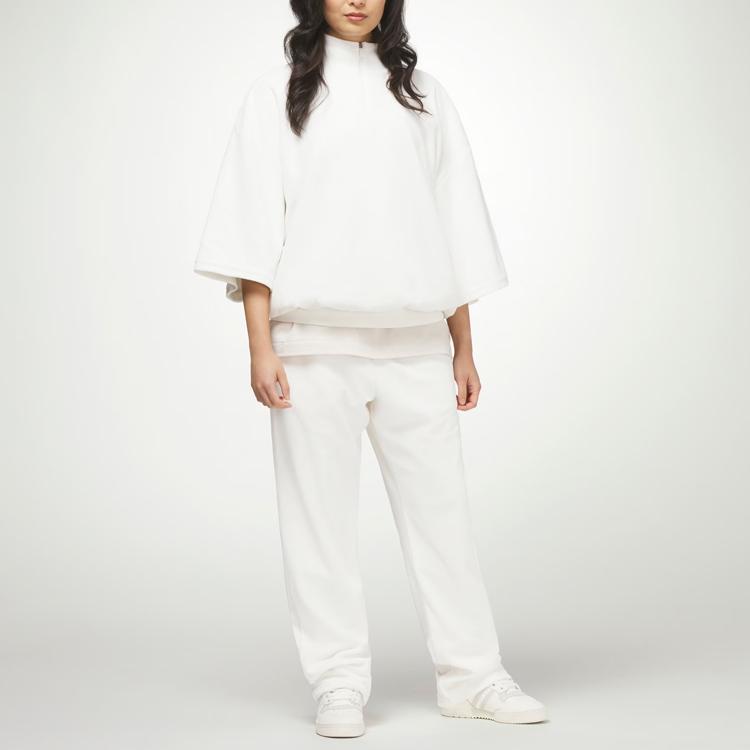 Adidas Originals Basketball: Chapter 02 Logo Sweatshirt, Vintage Sport Style Unisex Tops White IA1991