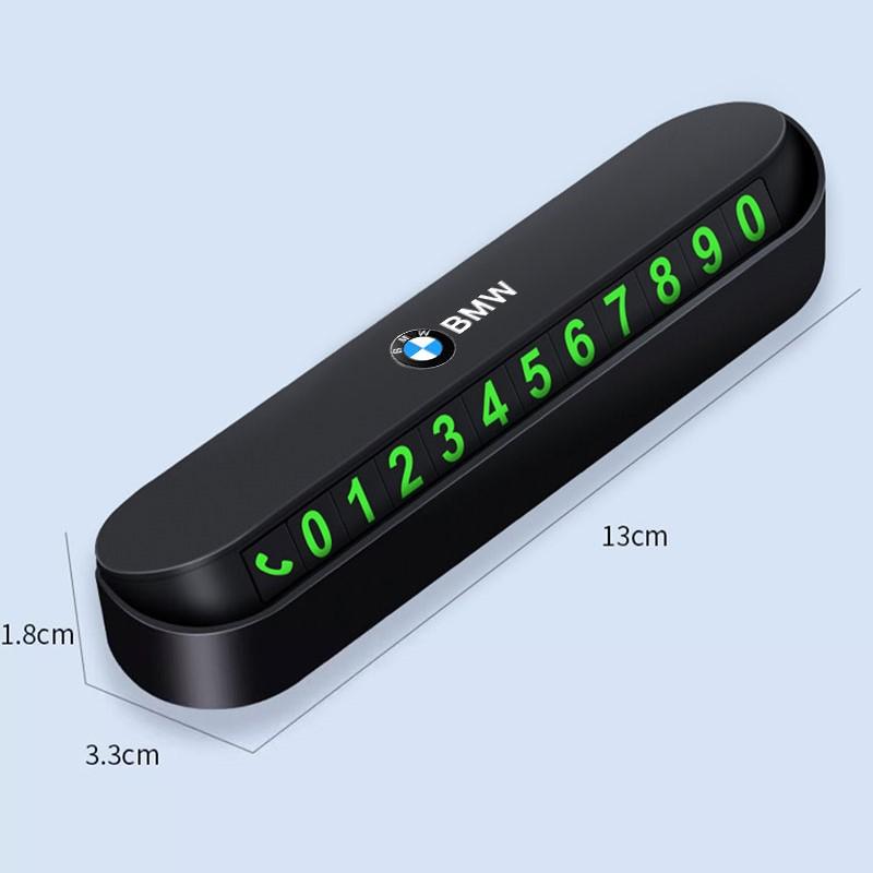 BEKV7 Temporary Parking Contact Number Plate Move Car Contact Card Sticker For BMW X1 X3 X4 X5 E46 E90 F20 E60 E39 F10 M1 M2 M3 M5 M6