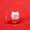 Micro Landscape Decoration for Good Luck and Fortune Cat Resin Crafts Car Cat Decoration Tabletop Home Decoration