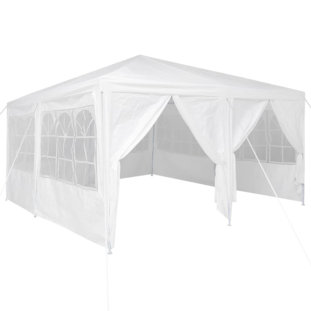 Party Tent White 400 x 400 x 266 cm Polyethylene