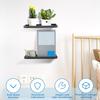 2 шт. Складная полка для дома на колесах, органайзер для экономии места, алюминиевая настенная полка для хранения, плавающая полка для дома на колесах, легко установить, автомобильные аксессуары