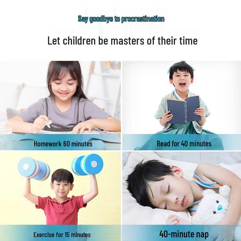 Kids' Visual Timer & Alarm Clock for Self-Discipline and Study