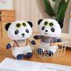 Panda Plush Adorable Toy With Bow Tie Sunglasses  Stuffed Animal  Gift Perfect