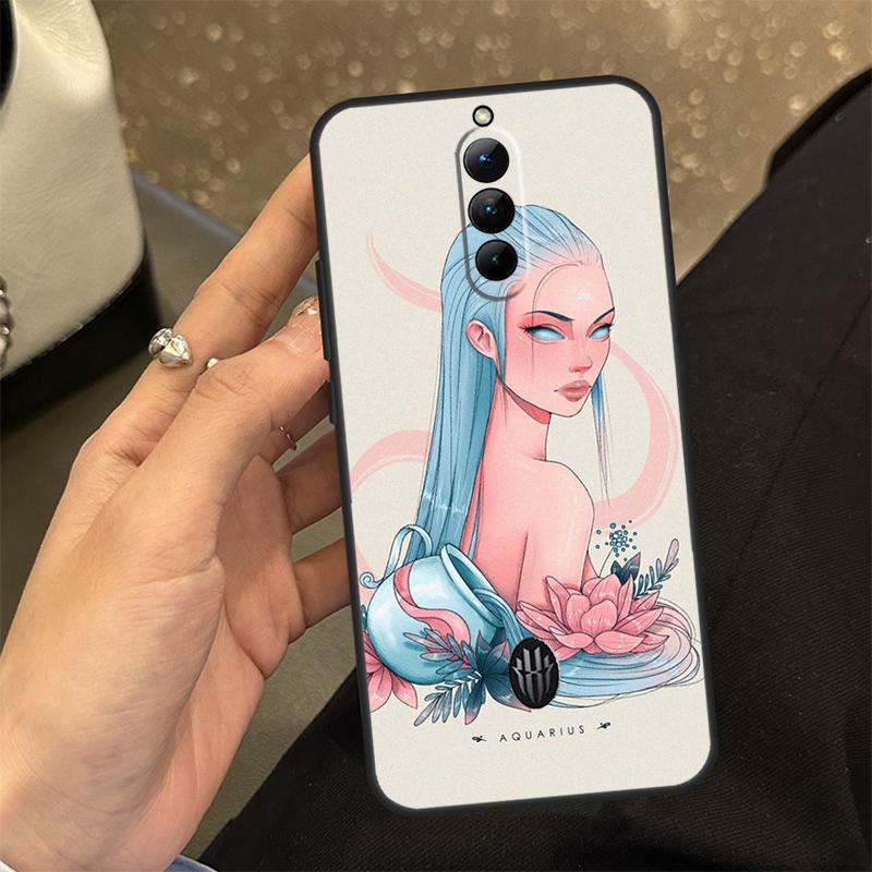 Чехол для телефона Horoscope Girl Scorpion Taurus Virgo для Nubia Red Magic 8 Pro Redmagic 5G 5S 6R 6S 7S 8S Pro Plus 6 7 Pro