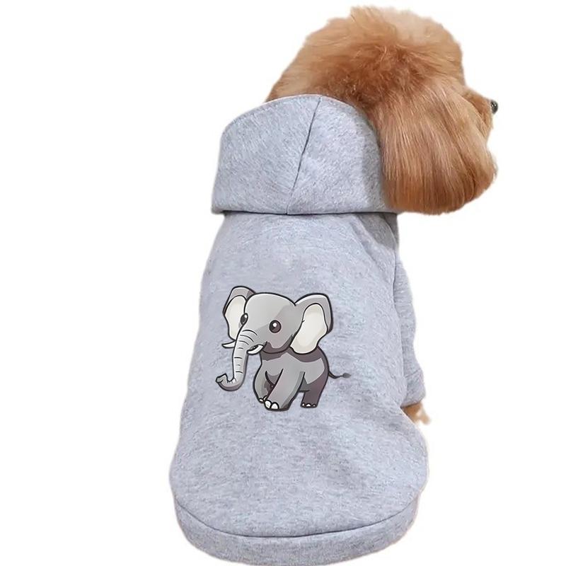 Pet Clothes Dog Dog Cat Hooded Sweatshirt Warm and Comfortable The Hat Also Has Two Cute Ears As a Decoration Cute and Exquisite