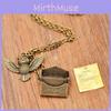 Vintage Potter Harry Copper Owl With Acceptance Letter Pendant Necklace Locket