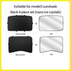 Tesla Model 3/Y Sunroof Sunshade: Heat-Blocking Roof Insulation Accessory