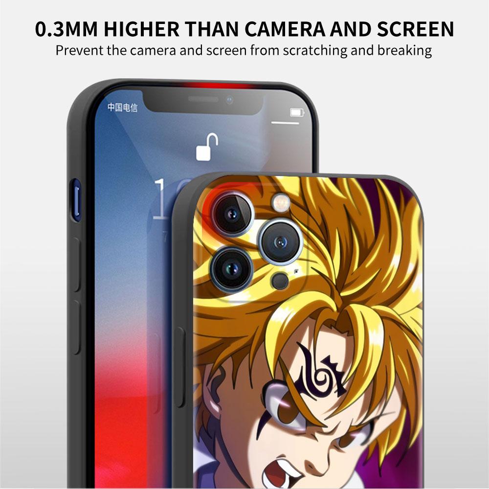 The Seven Deadly Sins Phone Case For iPhone 11 13 Pro Max 12 Mini 7 8 Plus SE 2020 X XS 6 6S 5 5S Soft Funda Silicone Back Cover