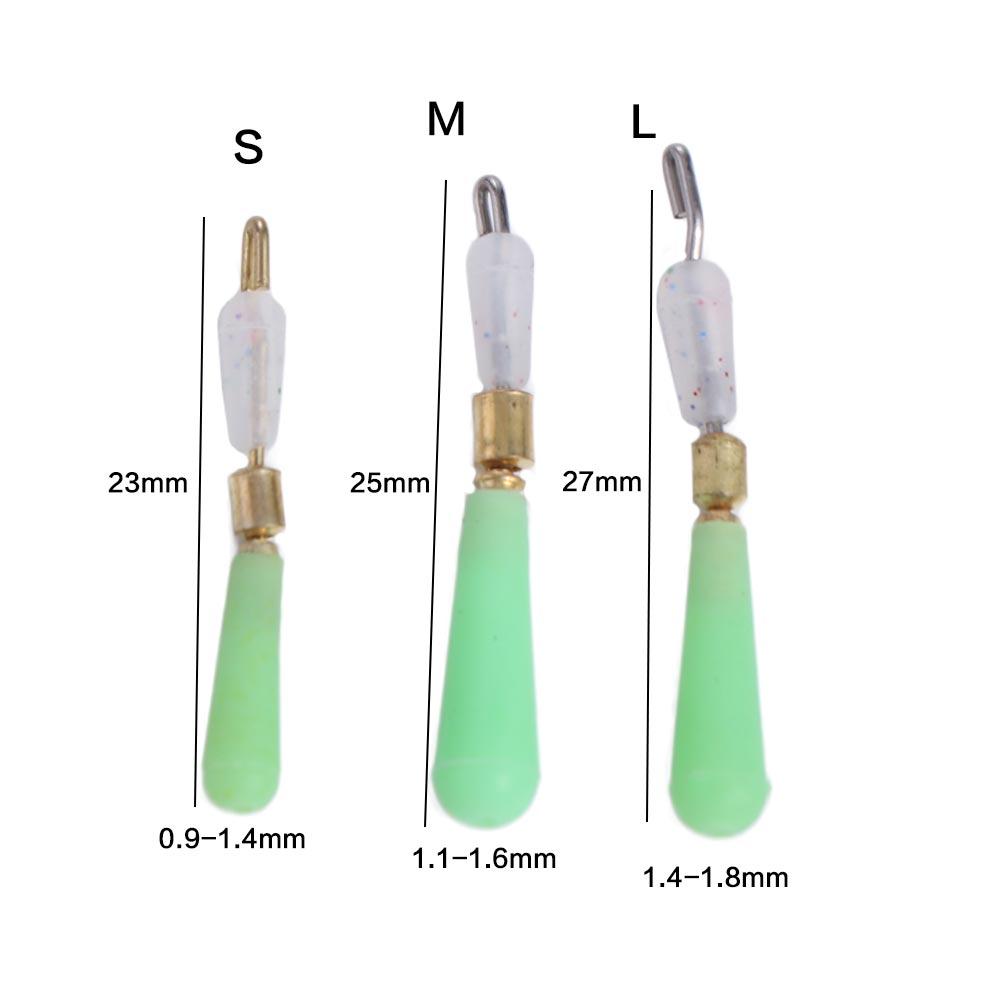 20 шт. Медная головка Рыболовный поплавок Силиконовый зажим-коннектор для поводка Океанская лодка