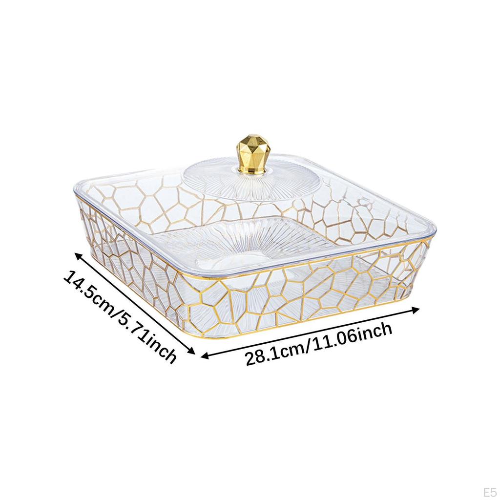 Поднос для хранения продуктов с крышкой для мероприятий и встреч