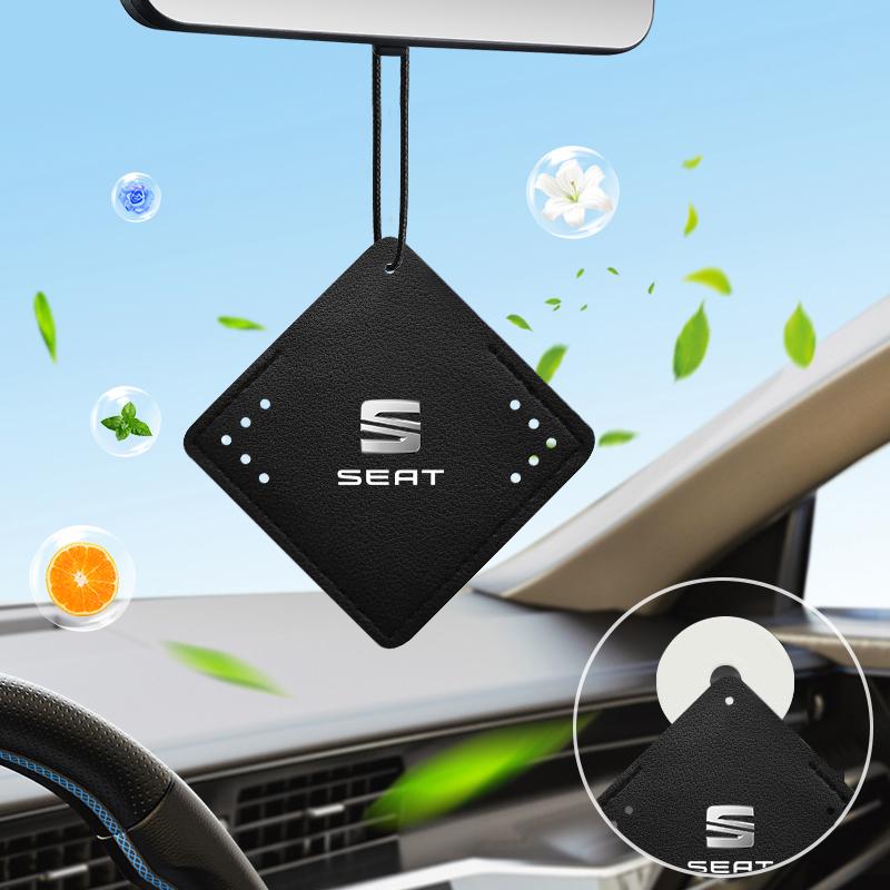 Auto Interior Perfume Pendant Air Freshener Hanging Perfume Emblem for SEAT Leon FR 5 6 MII Altea 5F Ibiza Toledo Cordoba Alhambra MK3