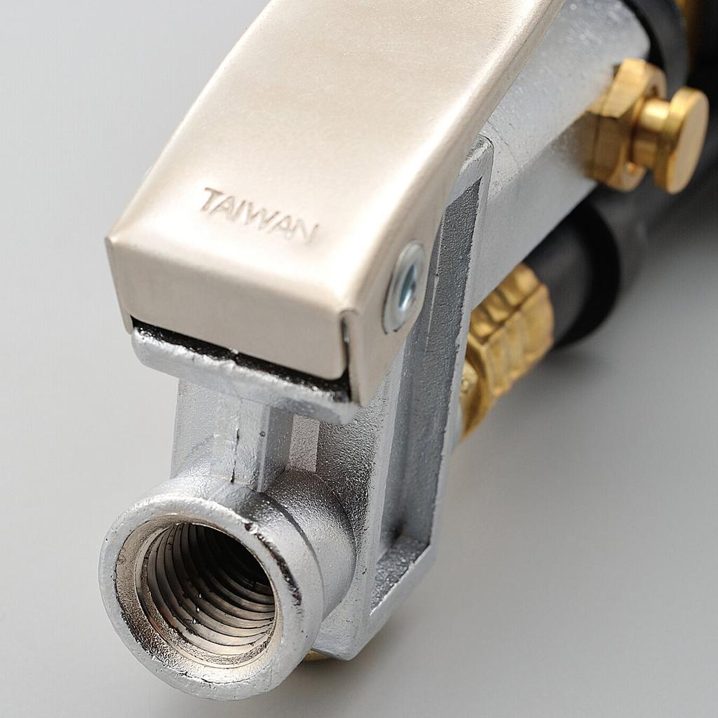 Daytona Motorcycle Air Gauge Compressor with Attachment and Release Valve Air Inflator 41767 T-Type