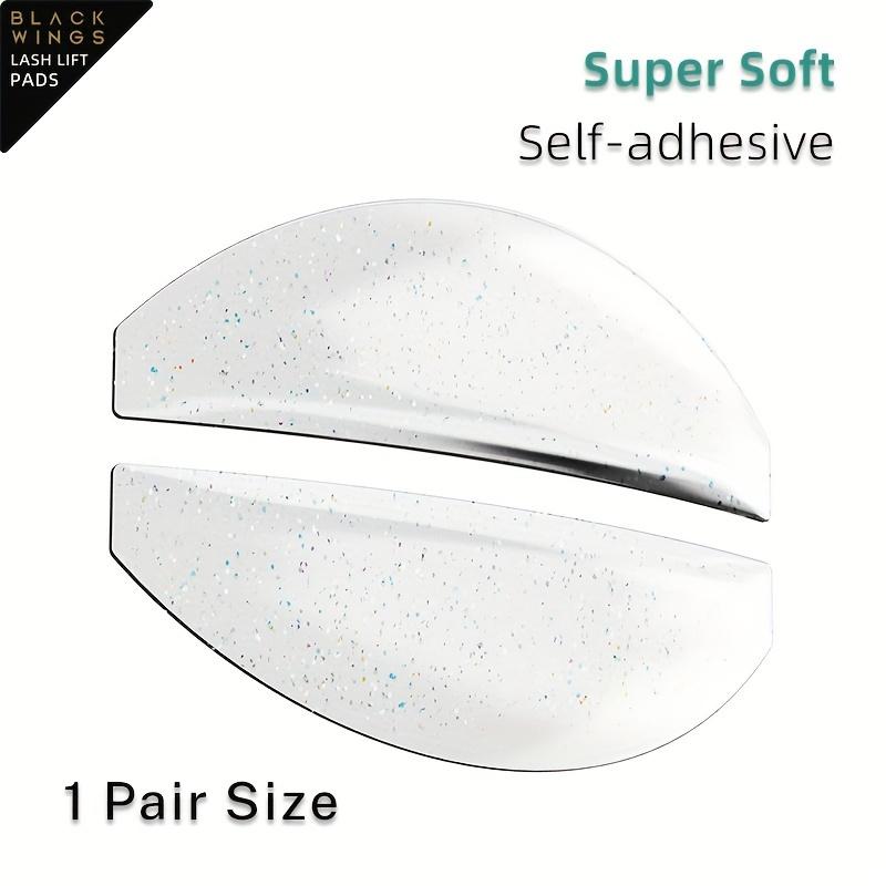 1 Pair Silicone Eyelash Perming Pads Professional Lash Curling and Lifting Tool with Sparkle Finish for Keratin Eyelash Extension
