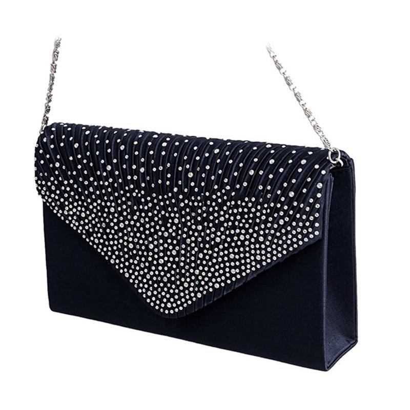 Женский клатч со стразами