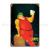Leonetto Cappiello La Cruz Del Campo Metal Sign Bar Wall Pub Cinema Designing Garage Decoration Tin Sign Poster