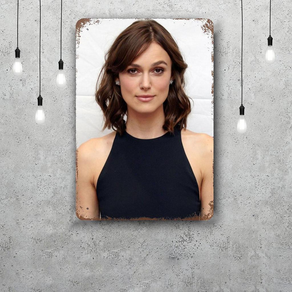 keira knightley Decor Vintage Metal Signs Tin Signs Captain Poster Decor for Bar Pub Club Man Cave Wall Decoration