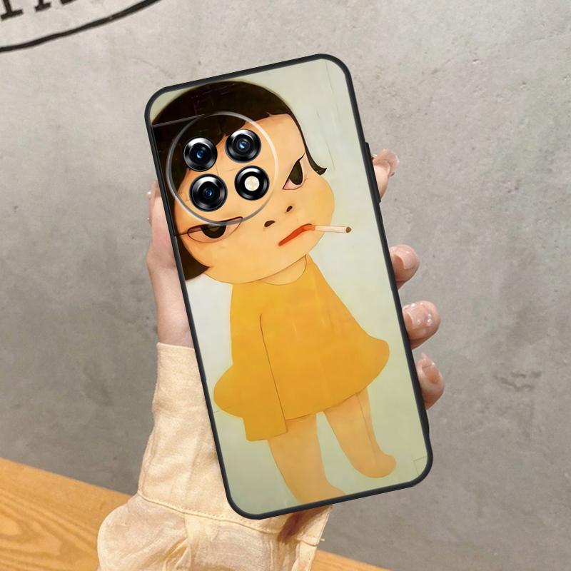 Yoshitomo Nara Case For OnePlus Nord 5 CE 2 3 4 Lite N20 N30 OnePlus 15 13 12 11 13T 10T 12R 13R 15R Cover