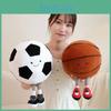Милая мультяшная плюшевая игрушка в виде животного, футбольный и баскетбольный пупс, мягкая и приятная на ощупь, набивная игрушка для младенцев