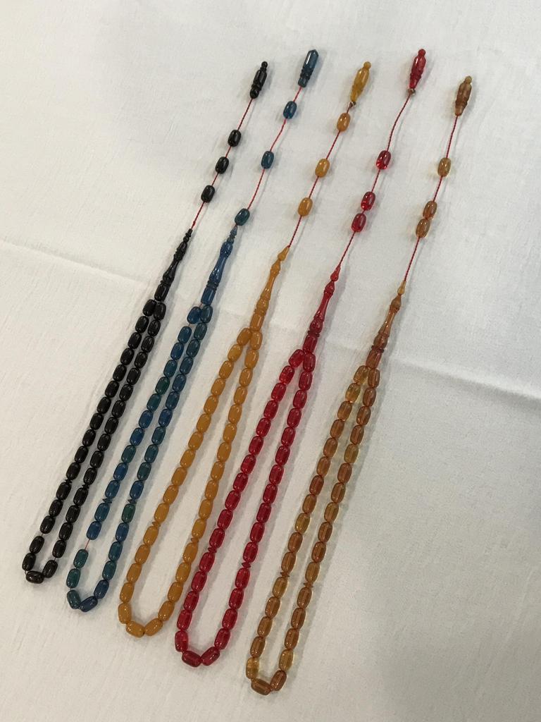 5 шт. огненно-янтарные систематические четки, подарок, ювелирный аксессуар, 33 бусины, делающие четки, 5 видов, все в одном