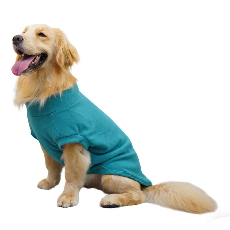 Fleece Dog Hoodie Winter Warm Pet Sweatshirt Large Breeds Golden Retriever Labrador Size S To 8XL