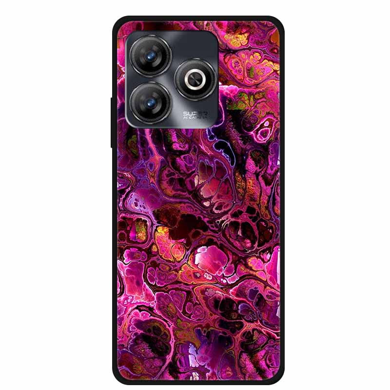 Чехол для ZTE Blade A75 A75 4G Милый Мягкий Силиконовый ТПУ Расписной Кот Чехлы для Телефона для ZTE BladeA75 4G A 75 Задняя Крышка Оболочка Новая Сумка