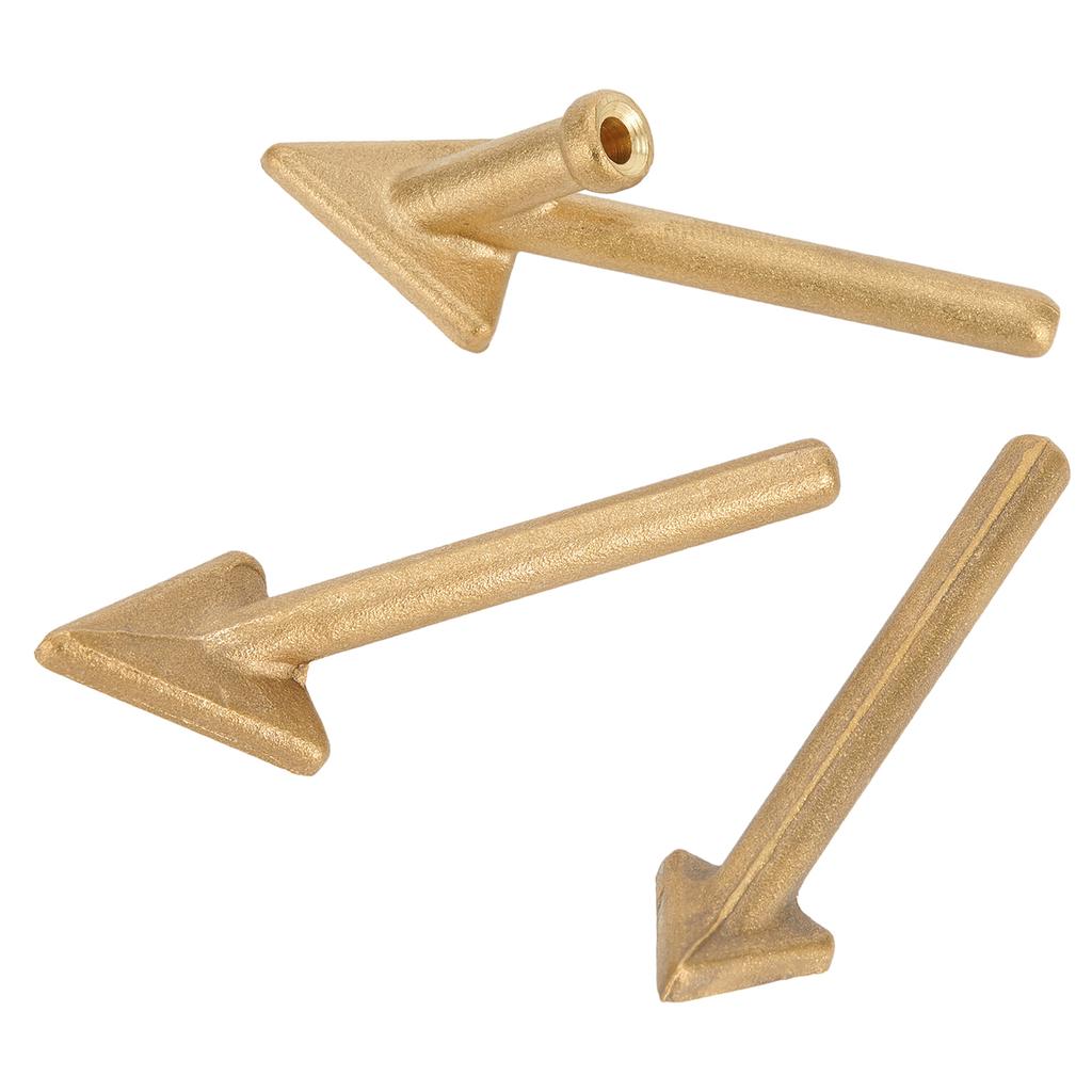 Набор из 3 шт. наконечников для паяльника Медь Ремонт Треугольная сглаживающая головка Сварочные наконечники Паяльник Пластиковый сварщик-Сменные наконечники для 80 Вт