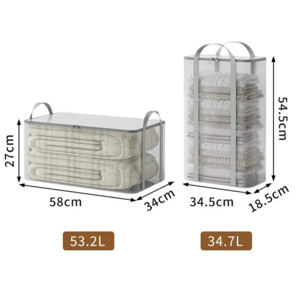 Waterproof Blanket Storage Bag Transparent Moving Storage Bag Clothing Storage Bag Household