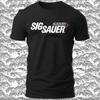 Смешная мужская футболка с логотипом SIG SAUER Размеры от S до 5XL Сделано в США Унисекс