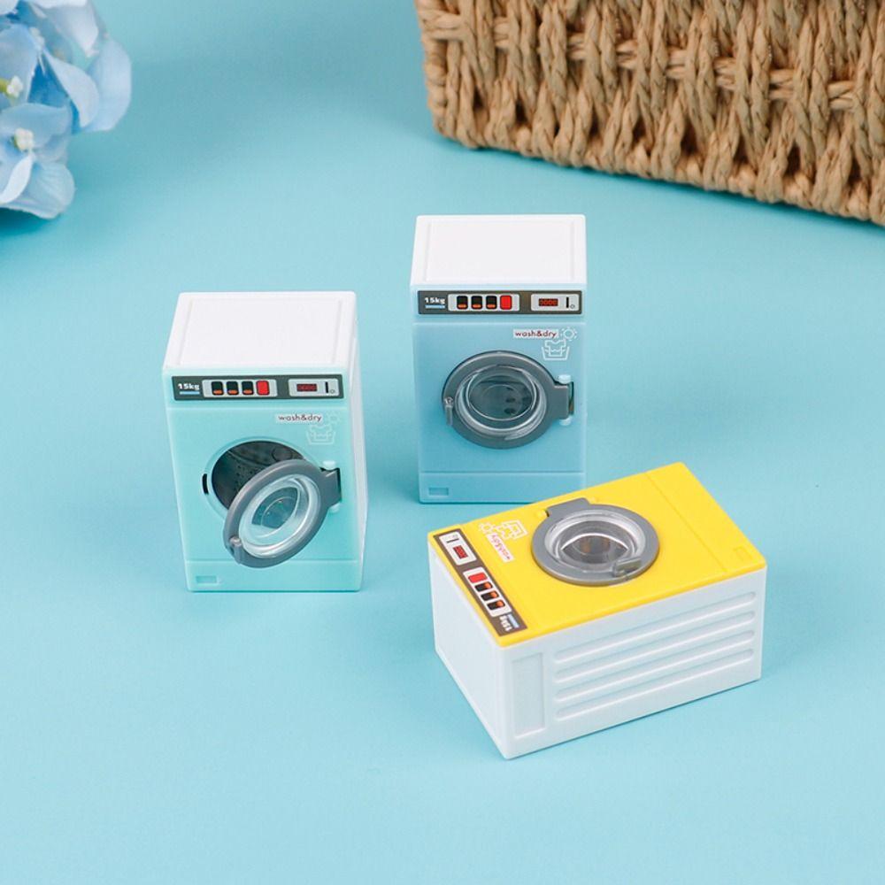 Kitchen Furniture Doll House Accessories 1:12 Dollhouse Washing Machine Miniature Washing Machine