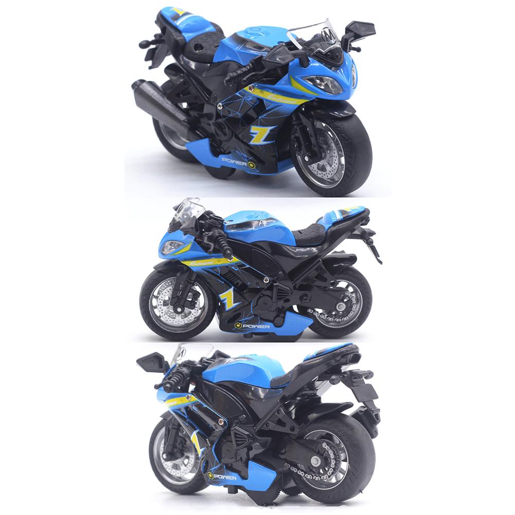 With Pull Music Motorcycle Model Learning Simulation Kids Toy