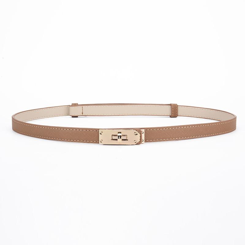 All-Match Retro Waist Decorations Women's Thin Belt Women's South Korea Fashion Girdle Thin Belt Women's with Dress Decoration