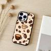 Чехол для телефона C-Coffee L-Latte Art для iPhone 17,16,15,14,13,12,11,Pro Max,Plus Конфетный серебристый чехол