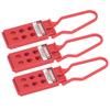 3PCS 6 Holes Tagout Hasps Electrical Insulation Lockout Hasp for Shutdown Maintenance 9mm Hole Diameter
