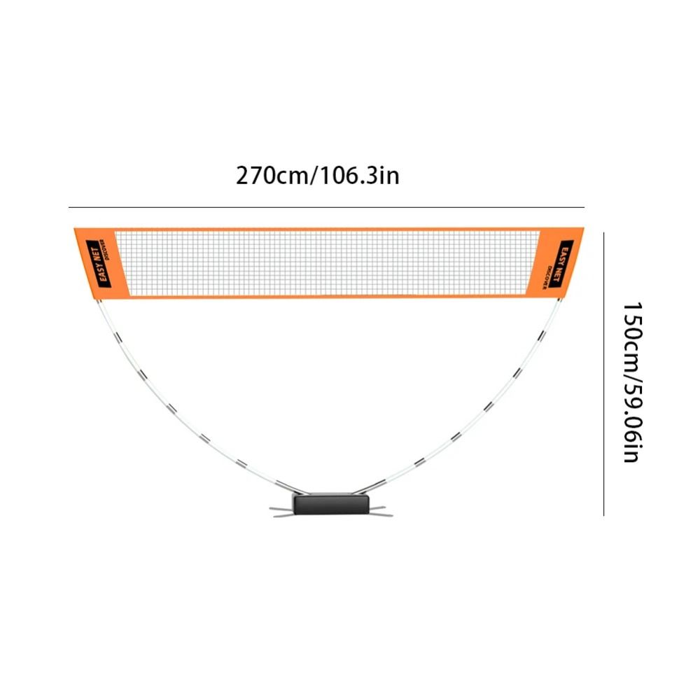 Легкая установка Волейбольная Теннисная Тренировочная Сетка Бадминтон Мобильная Сетчатая Конструкция Волейбол