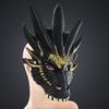 Plastic Dragon Head Mask Full Face Masquerade Mask Punk Halloween Mask  Makeup