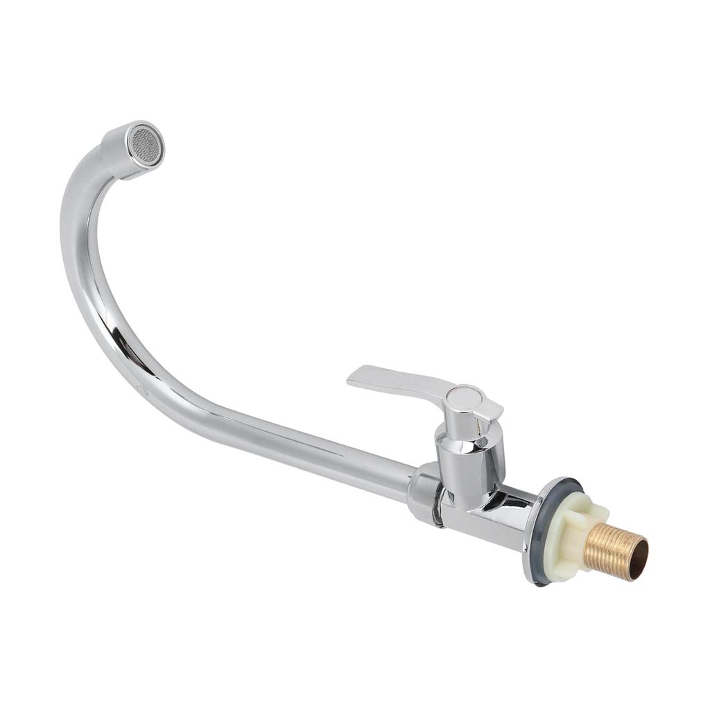 G1/2 Домашняя кухня Одинарный кран для холодной воды для раковины из нержавеющей стали вращающийся кран для мойки