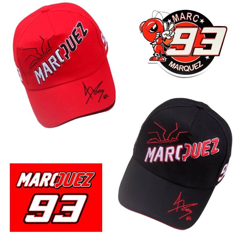 Black And Red Marc Marquez 93 Baseball Cap For Outdoor Sports