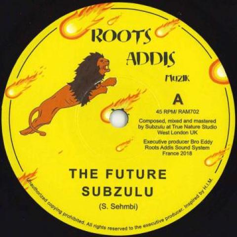 7-дюймовая пластинка SUBZULU - Future / Dub The Future RAM702 Roots Addis Muz 2018 UK Регги, Ска и Даб