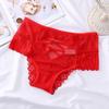 High Waist Tummy Control Lace Panties with Criss-Cross Straps - Sexy Plus Size Triangle Design