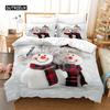 Christmas Snowman Bedding Set Duvet Cover Set 3d Bedding Digital Printing Bed Linen Queen Size Bedding Set Fashion Design