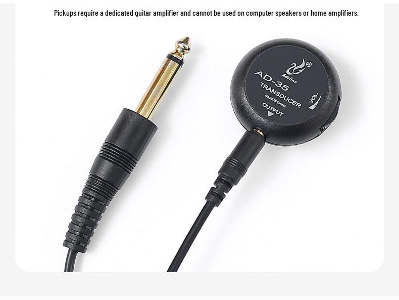 Многофункциональный звукосниматель AD35 для укулеле, скрипки, эрху, гучжэна, циня, янциня и классических деревянных гитар