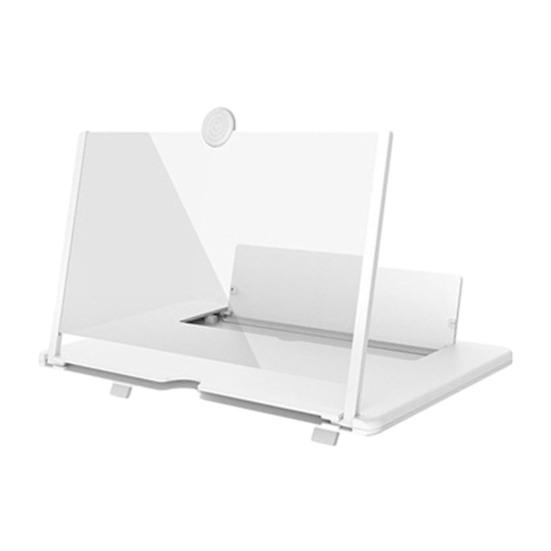 10/12/14/16/18-Inch Phone Screen Magnifier Foldable Phone Holder with Screen Enlarger Amplifier Movies Videos Smartphone Screen Magnifying Projector