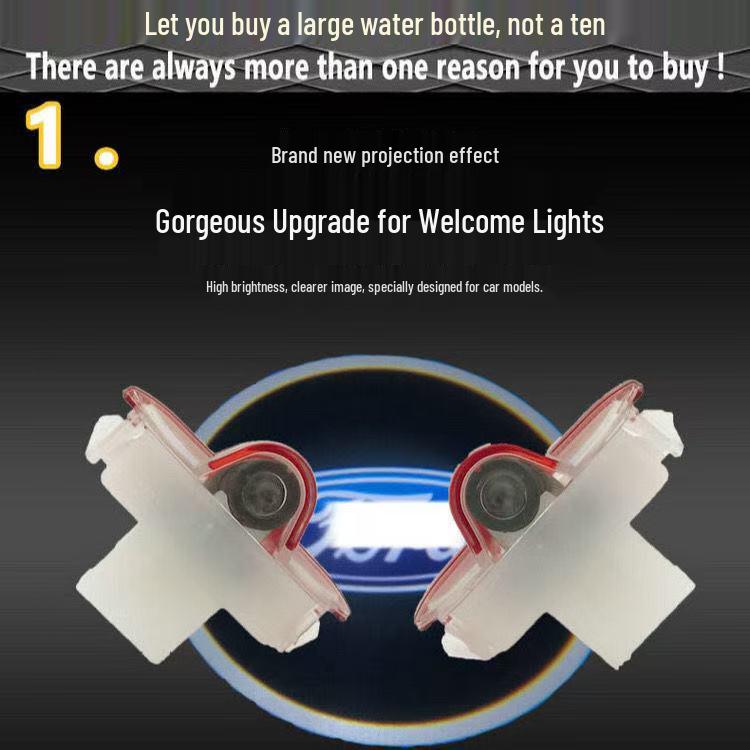 Приветственные огни Ford и проекция на двери Mondeo