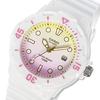 CASIO Chipkashi Watch Digital White Pink Yellow LRW-200H-4E2 [Item]