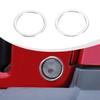 For Jeep Wrangler JK 07-17 2pcs Front Bumper Turn signal light Cover trim Chrome