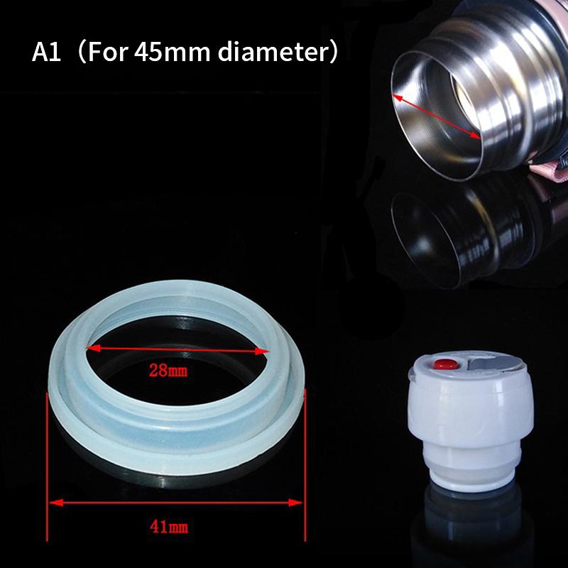 5Pcs Sealing O-Ring For 4.5Cm 5.2Cm Vacuum Bottle Cover Stopper Thermal Cup Lid Seals Gaskets