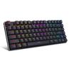 Gaming Keyboard 81 Keys Key Mechanical Type with RGB Luminous LED Backlight USB Wired High Speed Response Waterproof Gaming Computer e-Element