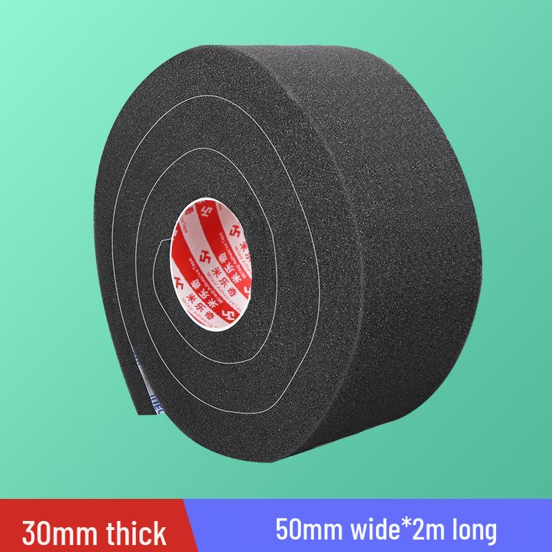 Black Soft Sponge Sealing Strip for Soundproof, Windproof, Shockproof Glass and Sliding Doors or Windows